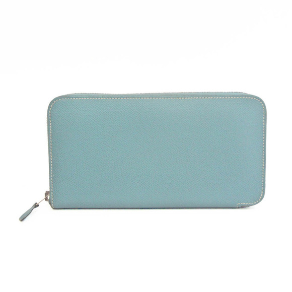 HERMES Blue Leather Wallet - Picture 1 of 9